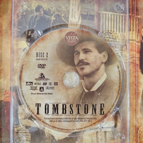 Tombstone DVD 1993 Director's Cut - Kurt Russell, Val Kilmer, Sam Elliott - Picture 4 of 5